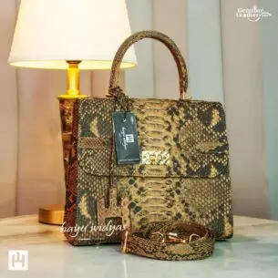 HAYU WIDYAS Lava tas kulit asli berkualitas - Coklat