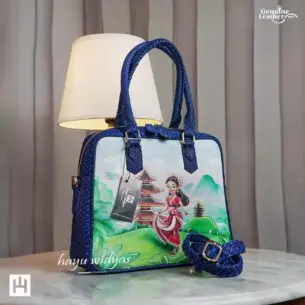 HAYU WIDYAS Gia tas Carving kulit asli berkualitas - Tas Wanita