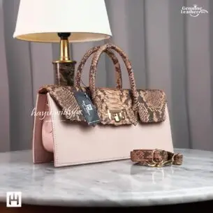 HAYU WIDYAS Sasa tas Dual kulit asli berkualitas - Tas Wanita