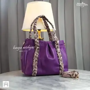HAYU WIDYAS Louviere tas kulit asli berkualitas - Tas Wanita - 27cm