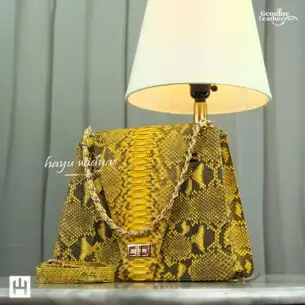 HAYU WIDYAS Leman'S tas Dual kulit asli berkualitas - Tas Wanita
