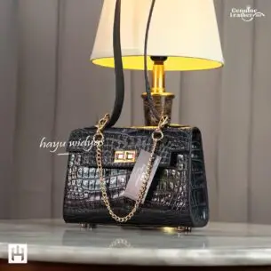 HAYU WIDYAS Andien tas kulit asli berkualitas - Tas Wanita - Navy Blue