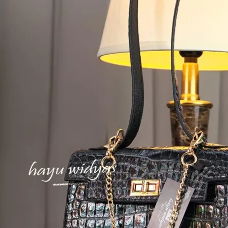 HAYU WIDYAS Andien tas kulit asli berkualitas - Tas Wanita - Navy Blue