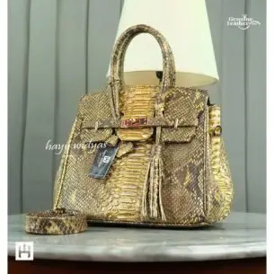 HAYU WIDYAS Belgrade bag kulit - Gold