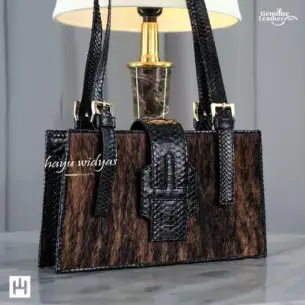 HAYU WIDYAS Zelt tas Dual kulit asli berkualitas - Tas Wanita
