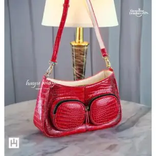 HAYU WIDYAS Helsinki tas kulit asli berkualitas - Merah