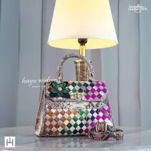HAYU WIDYAS Nesse tas Anyaman kulit asli berkualitas Wanita