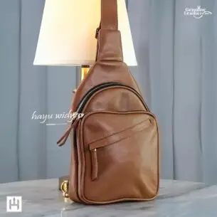 HAYU WIDYAS Troms tas kulit asli berkualitas - Tas Pria