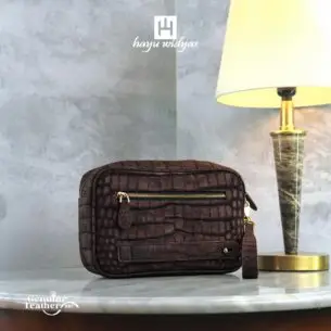 HAYU WIDYAS Kalmar tas kulit asli berkualitas - Tas Pria - Bronze