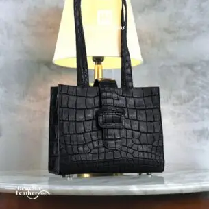 HAYU WIDYAS Antalya tas kulit asli berkualitas - Tas Wanita - Black