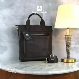 HAYU WIDYAS Leeds tas kulit asli berkualitas - Tas Pria