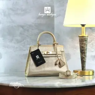 HAYU WIDYAS Kale tas kulit asli berkualitas - Tas Wanita Beige Krem