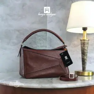 HAYU WIDYAS Nashvil tas kulit asli berkualitas - Tas Wanita 28cm