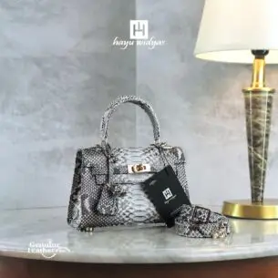 HAYU WIDYAS Kale Mini tas kulit asli berkualitas - Tas Wanita 20cm