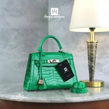 HAYU WIDYAS Kale tas kulit asli berkualitas - Tas Wanita - Green