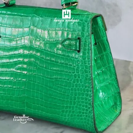 HAYU WIDYAS Kale tas kulit asli berkualitas - Tas Wanita - Green