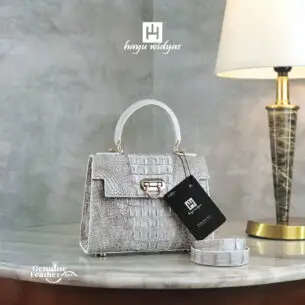 HAYU WIDYAS Calais tas kulit asli berkualitas - Tas Wanita 20cm