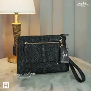 HAYU WIDYAS Boston Dompet kulit asli berkualitas - Tas Pria