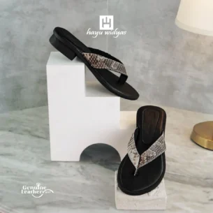 HAYU WIDYAS Lapetus sepatu kulit asli berkualitas - Tinggi Heels 2cm