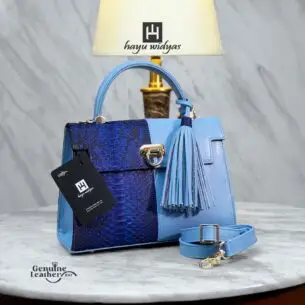 HAYU WIDYAS Calais tas Dual kulit asli berkualitas - Tas Wanita 26cm