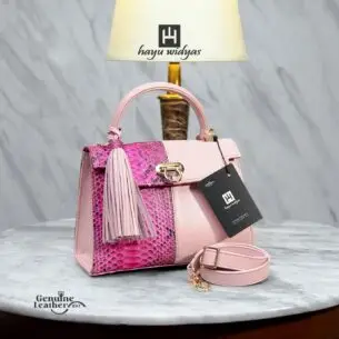 HAYU WIDYAS Calais Tas Dual Kulit Asli Berkualitas - Tas Wanita 24cm