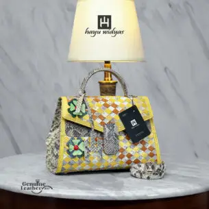 HAYU WIDYAS Berlin tas Anyaman kulit asli berkualitas