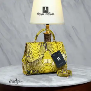HAYU WIDYAS Queenstown tas kulit asli berkualitas - Tas Wanita Yellow