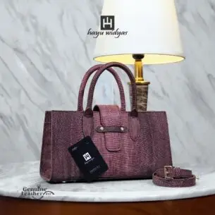 HAYU WIDYAS Ainsa Landscape tas kulit asli berkualitas - Tas Wanita 30cm