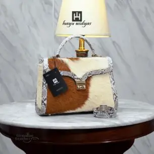 HAYU WIDYAS Adelaide tas Dual kulit asli berkualitas - Tas Wanita 30cm