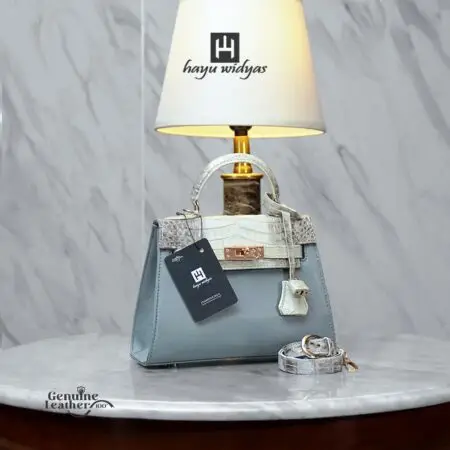 HAYU WIDYAS Kale tas Dual kulit asli berkualitas - Tas Wanita 25cm