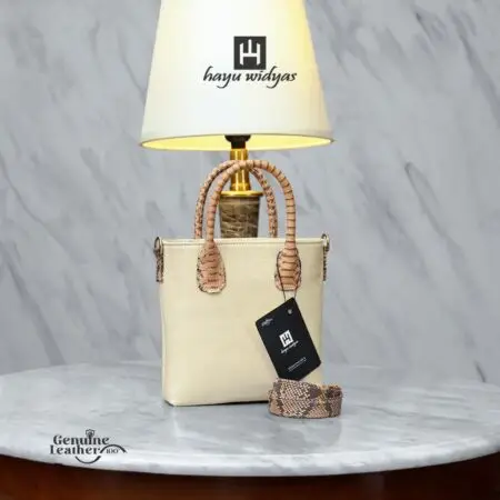 HAYU WIDYAS Miami mini tas Dual kulit asli berkualitas - Tas Wanita 17cm
