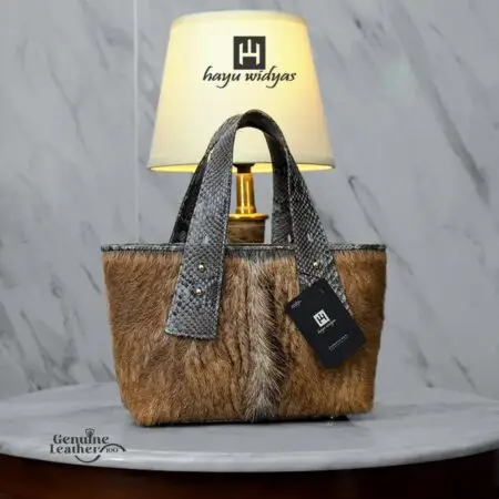 HAYU WIDYAS Lunira tas Dual kulit asli berkualitas - Tas Wanita 26cm