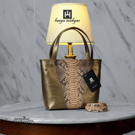 HAYU WIDYAS Quebec HZ tas Dual kulit asli berkualitas - Tas Wanita 23cm