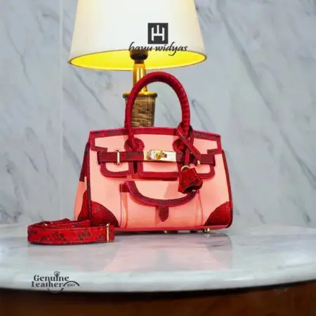 HAYU WIDYAS Belgrade Hz tas Dual kulit asli berkualitas - Tas Wanita 25cm