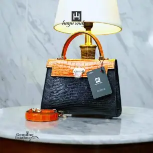 HAYU WIDYAS Calais tas Dual kulit asli berkualitas - Tas Wanita 25cm