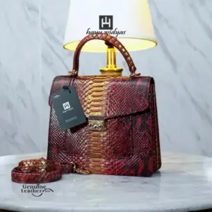 HAYU WIDYAS Nassau tas kulit asli berkualitas - Tas Wanita 25cm