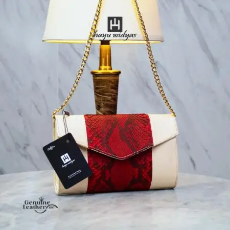 HAYU WIDYAS Leuven Hz tas Dual kulit asli berkualitas - Tas Wanita 24cm