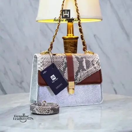 HAYU WIDYAS Lincoln tas Dual kulit asli berkualitas - Tas Wanita 25cm