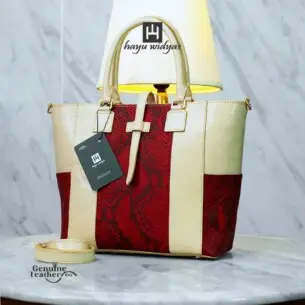 HAYU WIDYAS Vernier Hz tas Dual kulit asli berkualitas - Tas Wanita 29cm