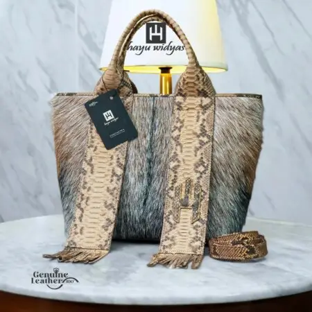 HAYU WIDYAS Lichfield tas Dual kulit asli berkualitas - Tas Wanita 28cm