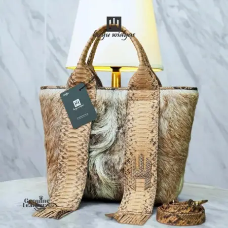 HAYU WIDYAS Lichfield tas Dual kulit asli berkualitas - Tas Wanita 28cm