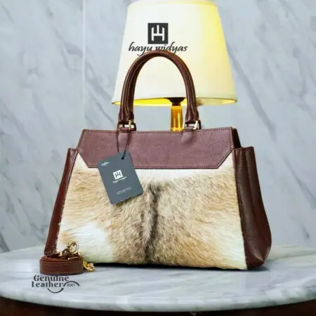 HAYU WIDYAS Hasselt Hz tas Dual kulit asli berkualitas - Tas Wanita 38cm