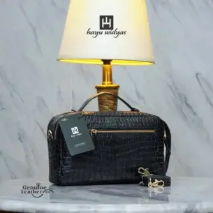 HAYU WIDYAS Kalmar Hz tas kulit asli berkualitas - Tas Pria 26cm