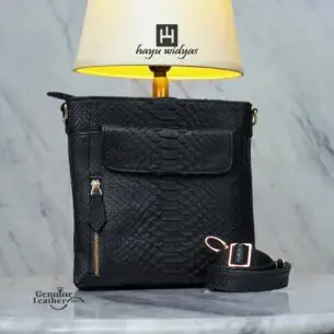 HAYU WIDYAS Edhen Hz tas kulit asli berkualitas - Tas Pria 23cm