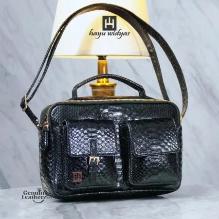 HAYU WIDYAS Vilnius tas kulit asli berkualitas - Tas Pria 27cm