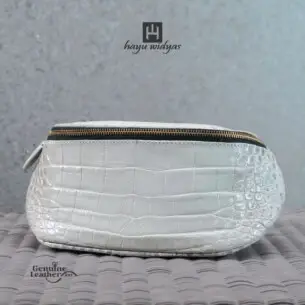 HAYU WIDYAS Waist tas kulit asli berkualitas - Tas Pria 23cm