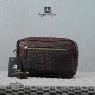 HAYU WIDYAS Kalmar tas kulit asli berkualitas - Tas Pria 26cm