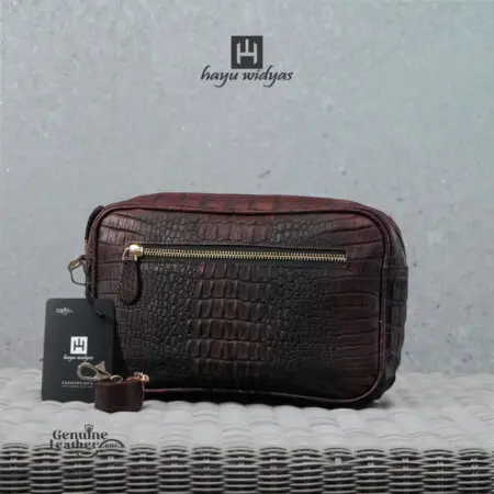 HAYU WIDYAS Kalmar tas kulit asli berkualitas - Tas Pria 26cm