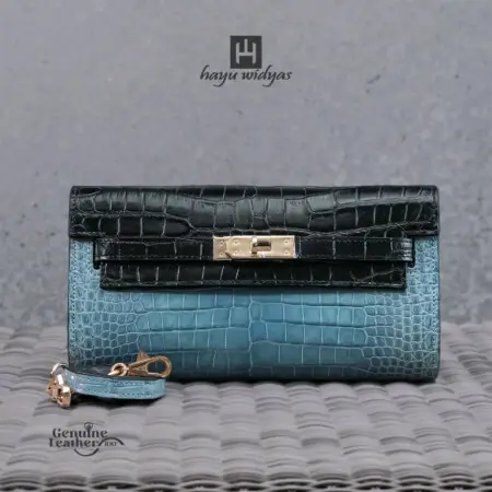 HAYU WIDYAS Walt Kale Dompet kulit asli berkualitas - Dompet Wanita 25cm