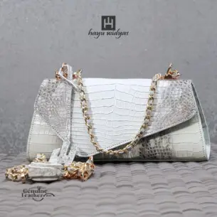 HAYU WIDYAS Edinburgh tas kulit asli berkualitas - Tas Wanita 30cm